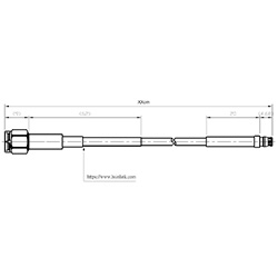 HS-SMPF To SMAM With K405 Cable XXcm (18G)
